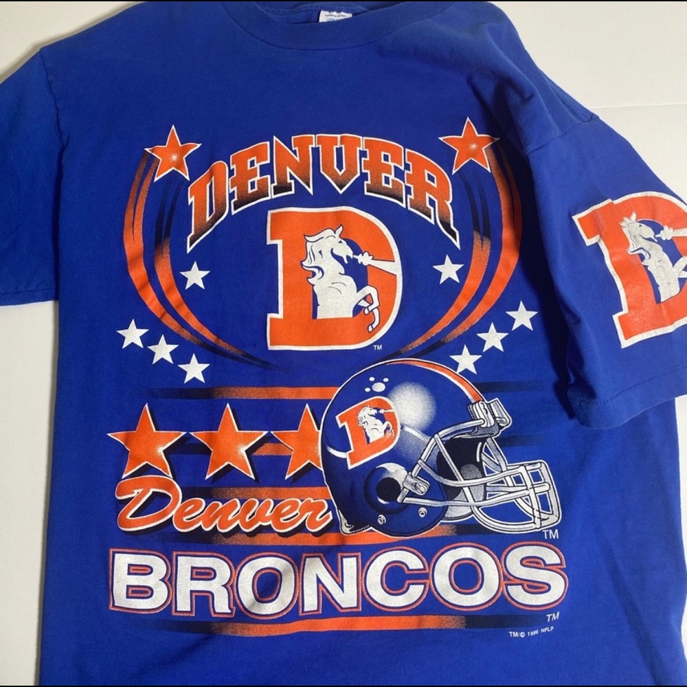 NFL Denver Broncos Vintage 90s Large Graphic Tee